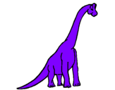 Coloring page Brachiosaurus painted bymaxi