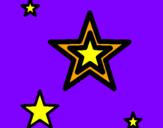 Coloring page Star painted bypurple07