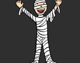 Coloring page Child mummy painted byGirlsRule
