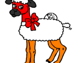 Coloring page Lamb painted byparis
