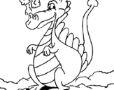 Coloring page Dragon  painted byThe God Of Freedom