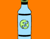 Coloring page Soft-drink bottle painted byJess