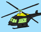Coloring page Helicopter  painted byrafael