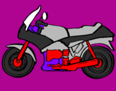 Coloring page Motorbike painted bychristin
