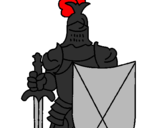 Coloring page Knight painted byZach