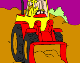 Coloring page Digger painted byGABOR