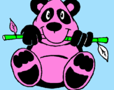 Coloring page Panda painted byalexis hohimer