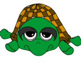 Coloring page Turtle painted byJESUS