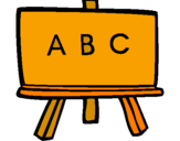 Coloring page Blackboard painted byoliver