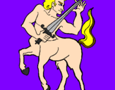 Coloring page Centaur painted byMiley