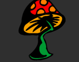 Coloring page Mushroom painted byKayla