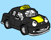 Coloring page Taxi Herbie painted bynahuel