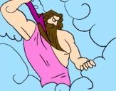 Coloring page Zeus painted bytehanie