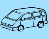 Coloring page Family car painted bymaximo