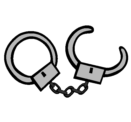Coloring page Handcuffs painted bygoofball