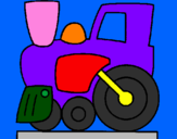 Coloring page Train painted byandy20