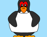 Coloring page Penguin painted byCandie