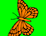 Coloring page Butterfly painted byBethanie