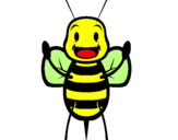 Coloring page Little bee painted byriley