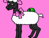 Coloring page Lamb painted bykendall