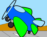 Coloring page Small plane painted bymimi