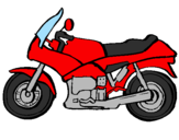 Coloring page Motorbike painted byRider Master