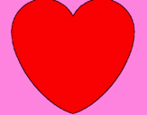 Coloring page Heart painted bynFFFDra