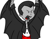 Coloring page Little Dracula painted bymicah