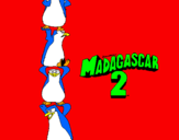 Coloring page Madagascar 2 Penguins painted byKatelyn