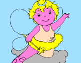 Coloring page Fairy painted byhanaeel