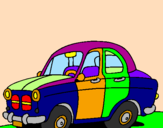 Coloring page City car painted byWyatt