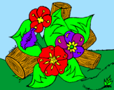 Coloring page Flowers I painted bymikiliu