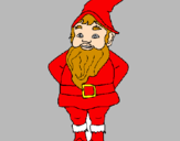 Coloring page Gnome painted byMarga