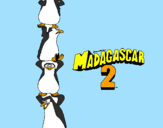 Coloring page Madagascar 2 Penguins painted byblake
