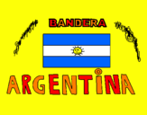 Coloring page Argentina painted byL.J.