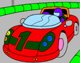 Coloring page Race car painted bysantiago   Ariza