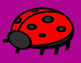 Coloring page Ladybird painted byblas