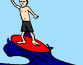 Coloring page Surf painted bytotiy