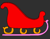 Coloring page Sleigh painted bymoshi count
