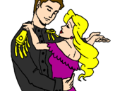 Coloring page Royal dance painted byhaley