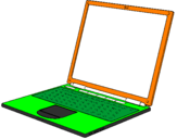 Coloring page Laptop painted bytalha 