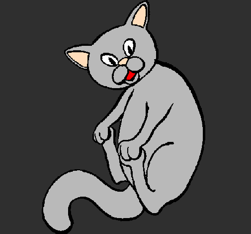 Coloring page Kitten painted bythis is cat sylvia