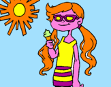 Coloring page Summer 2 painted byhana