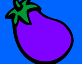 Coloring page Aubergine II painted bychas