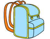 Coloring page Backpack painted byWENDY