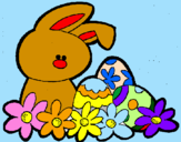 Coloring page Easter Bunny painted byhumberto