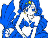 Coloring page Mermaid painted bymermaid melody Hanon