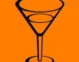Coloring page Cocktail painted byanonymous