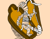Coloring page Mummy painted byfloss-y