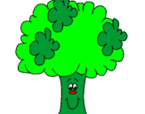 Coloring page Broccoli painted bycaroline